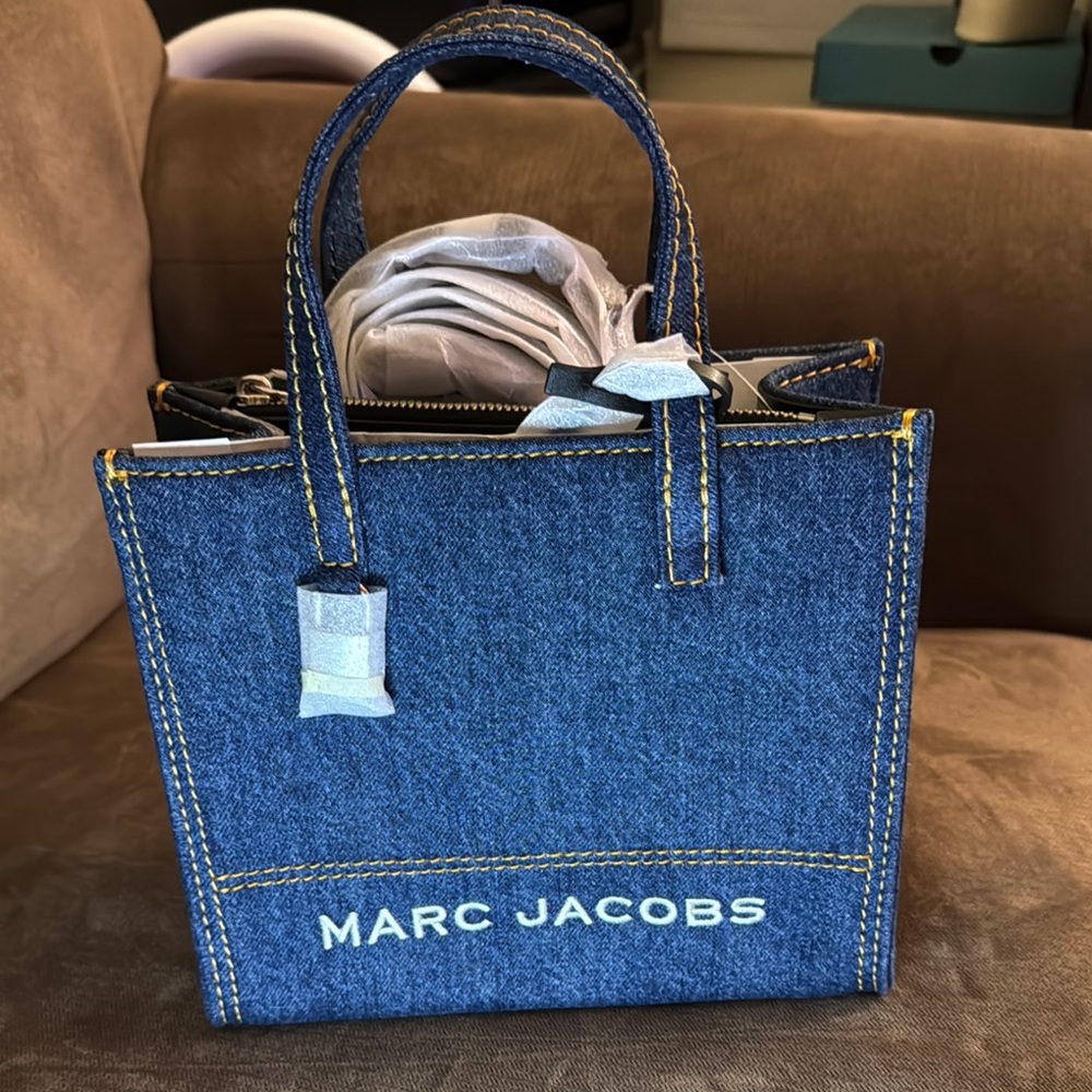 Marc Jacobs Indigo Denim Tote